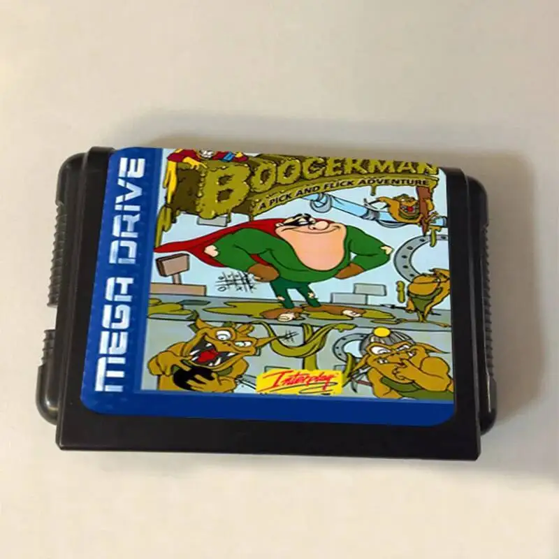 Free Shipping Boogerman A Pick and Flick Adventure Game Card 16bit MD Cart For Sega Mega Drive