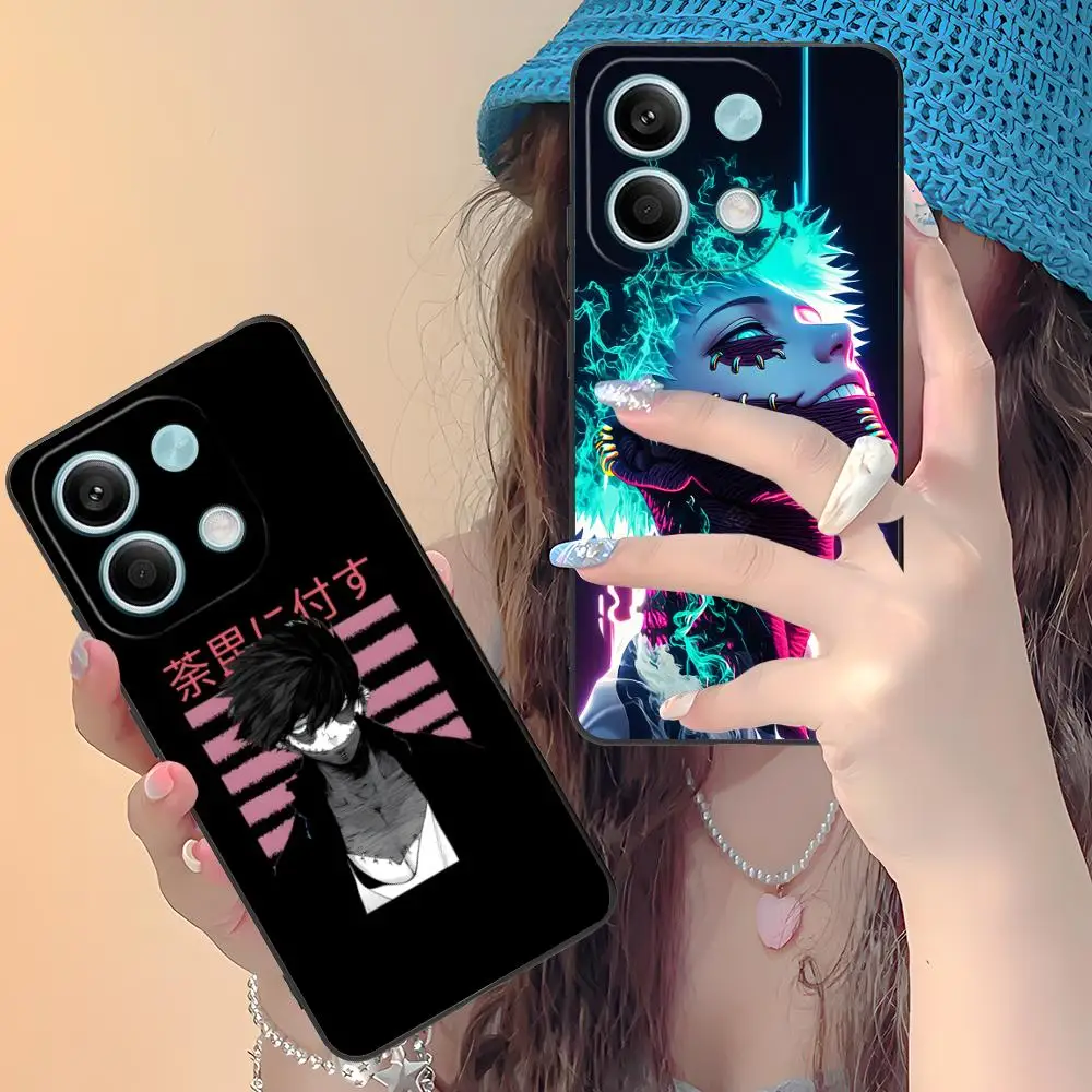 حافظة هاتف My Hero Academia Dabi لهاتف Xiaomi Redmi Note 14 13 12 11 A5 3 2 1 Pro Plus 4G 5G هاتف ذكي واقي بطباعة ملونة #2