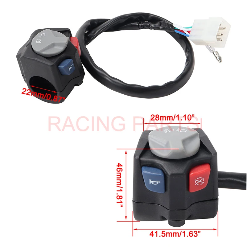Motorcycle High Low Lights Switch Turn Light Horn ON/OFF Flameout Starter Kill Button For KTM EXCF XC XCW SX SXF TE FE TX FX TX