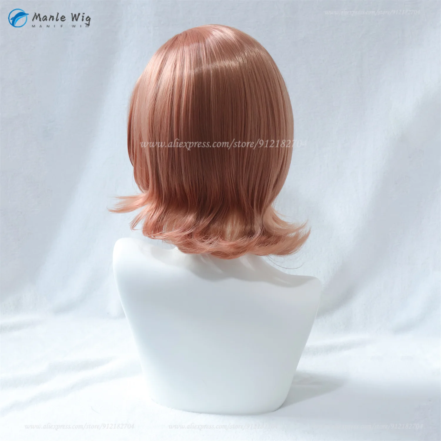 Anime Komatsu Nana Cosplay Wig Women Brown Short NANA Cos Wigs Heat Resistant Synthetic Hair Halloween + Wig Cap