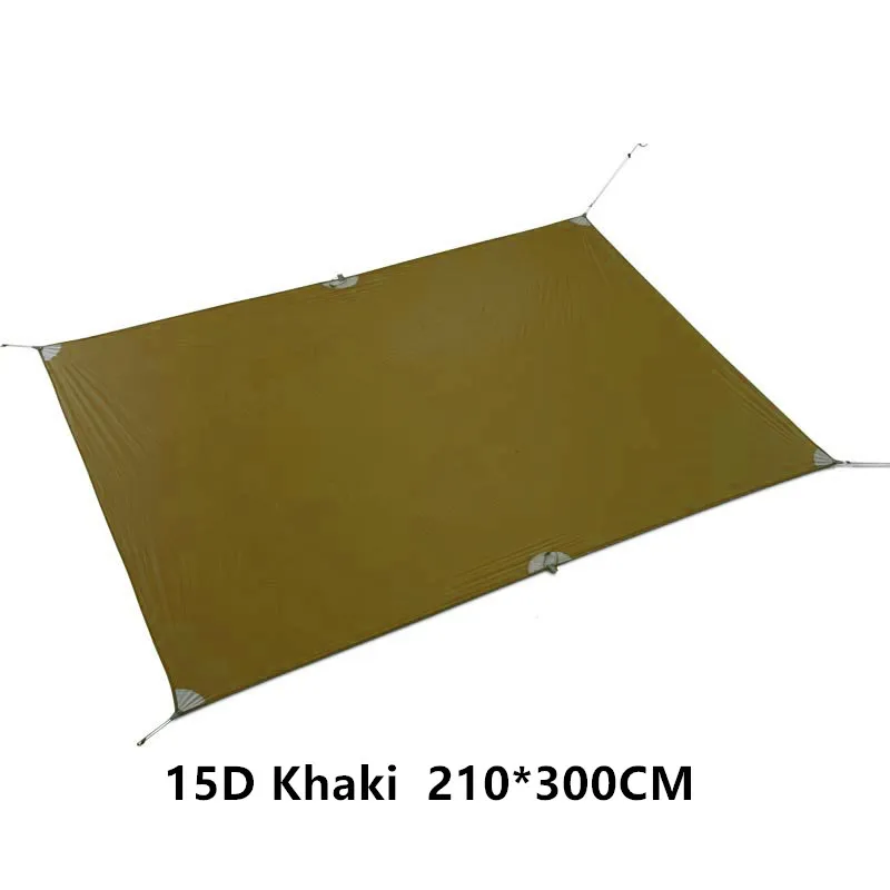 FLAME'S CREED Ultraleichte Plane, leicht, MINI, Sonnenschutz, Campingmatte, Zelt, Fußabdruck, 15D-Nylon, Silikon