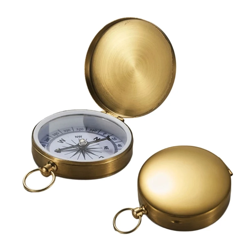 Metal Pocket Compasses Navigation Tool Climbing Equipment Waterproof Compasses