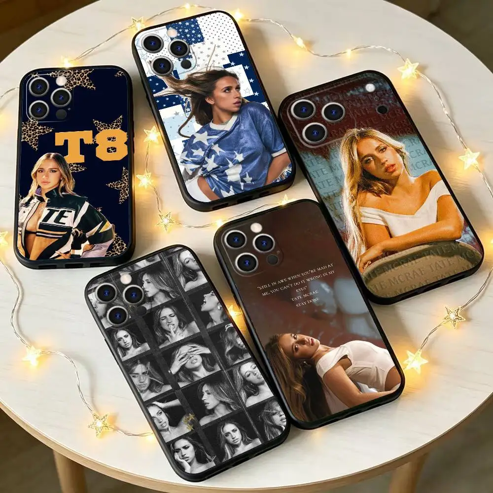 

Tate M-Mcrae Singer Dancer Phone Case Silicone Soft For IPhone 17 16 15 14 13 12 11 X XR Plus Pro Max Plus