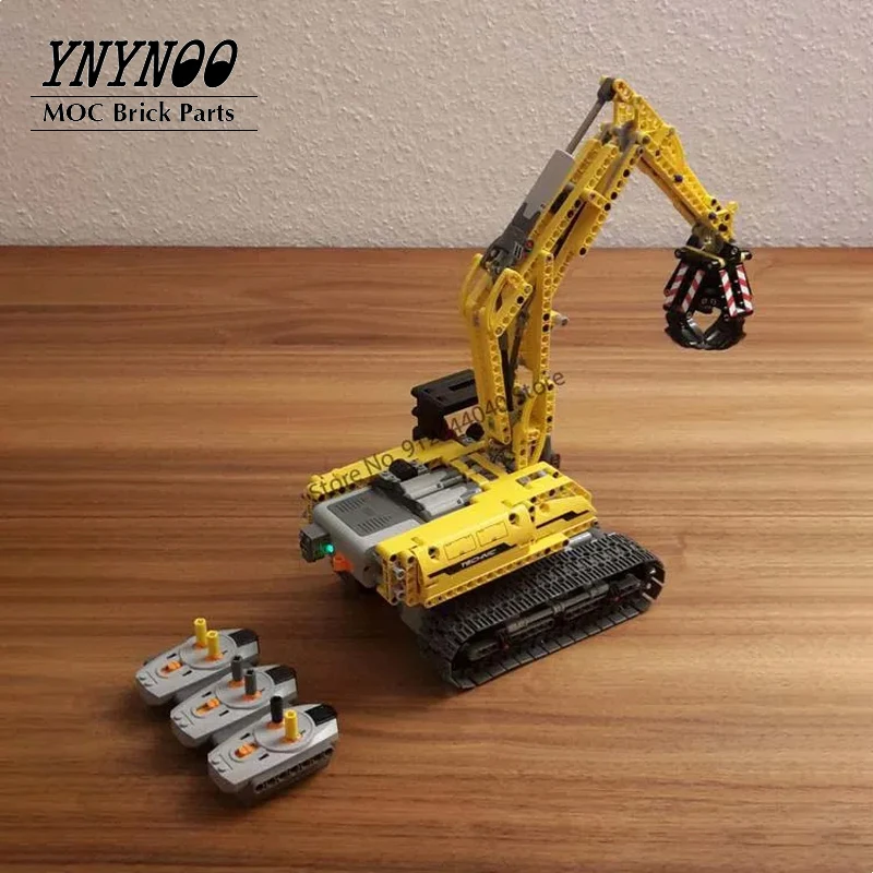 NEW High-Tech MOC Brick Model 42006 Excavator MOD Version full RC Power Functions Set Building Blocks Bricks DIY Toys Kids gifts