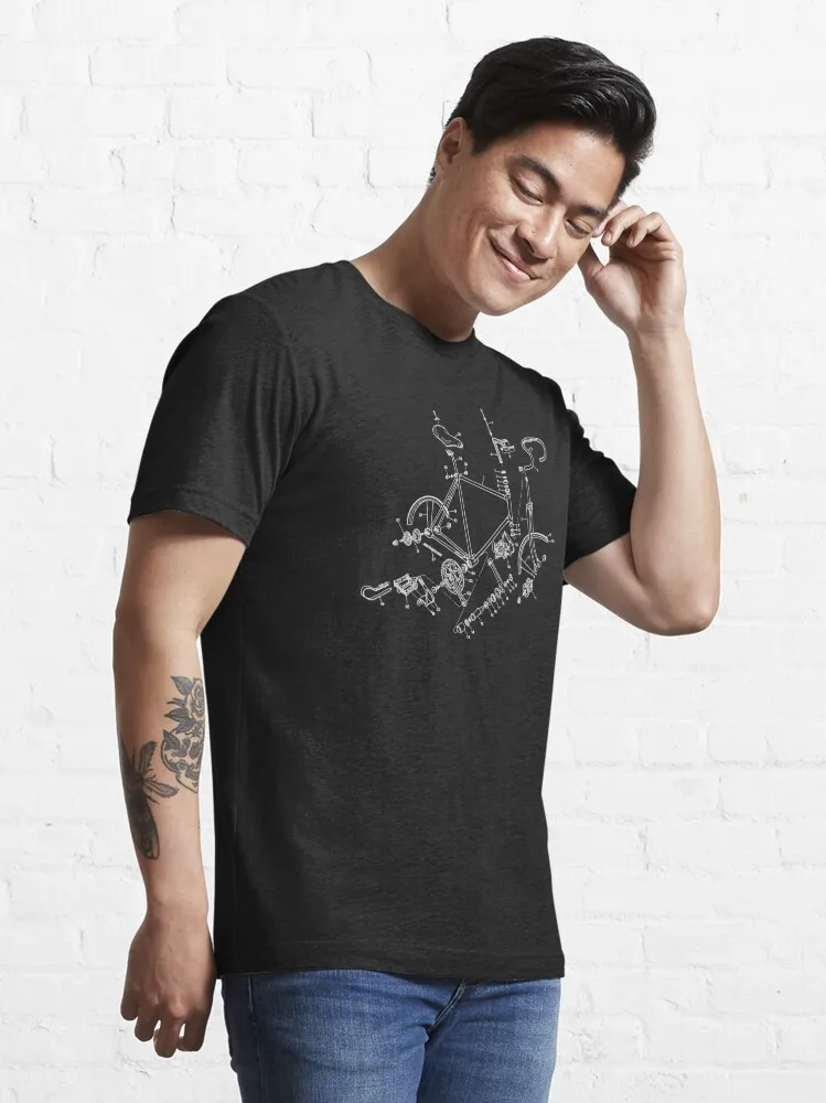 เสื้อยืด Essential ติดยาจักรยาน