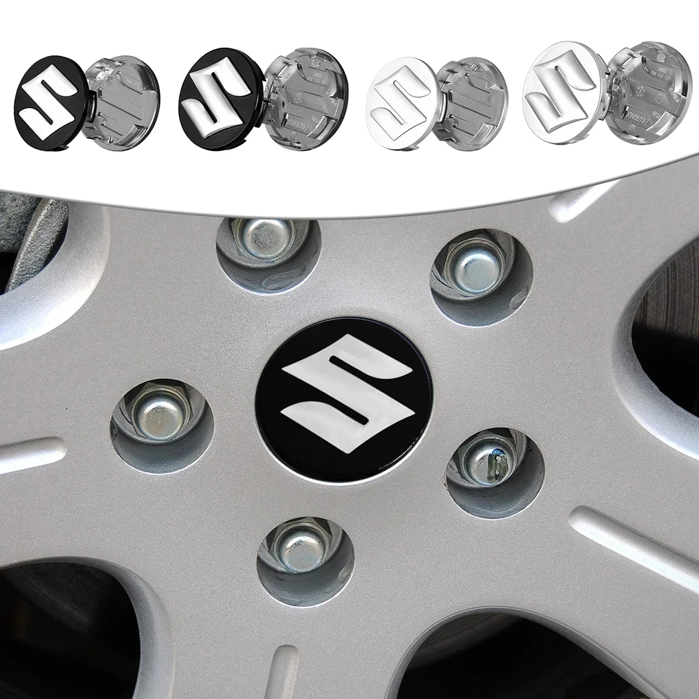 

4 шт., 54 мм, 58 мм, оригинальная автомобильная эмблема, центральная крышка колеса, замена крышки ступицы для Suzuki Vitara Baleno SX4 Swift Jimny IGNIS ALTO