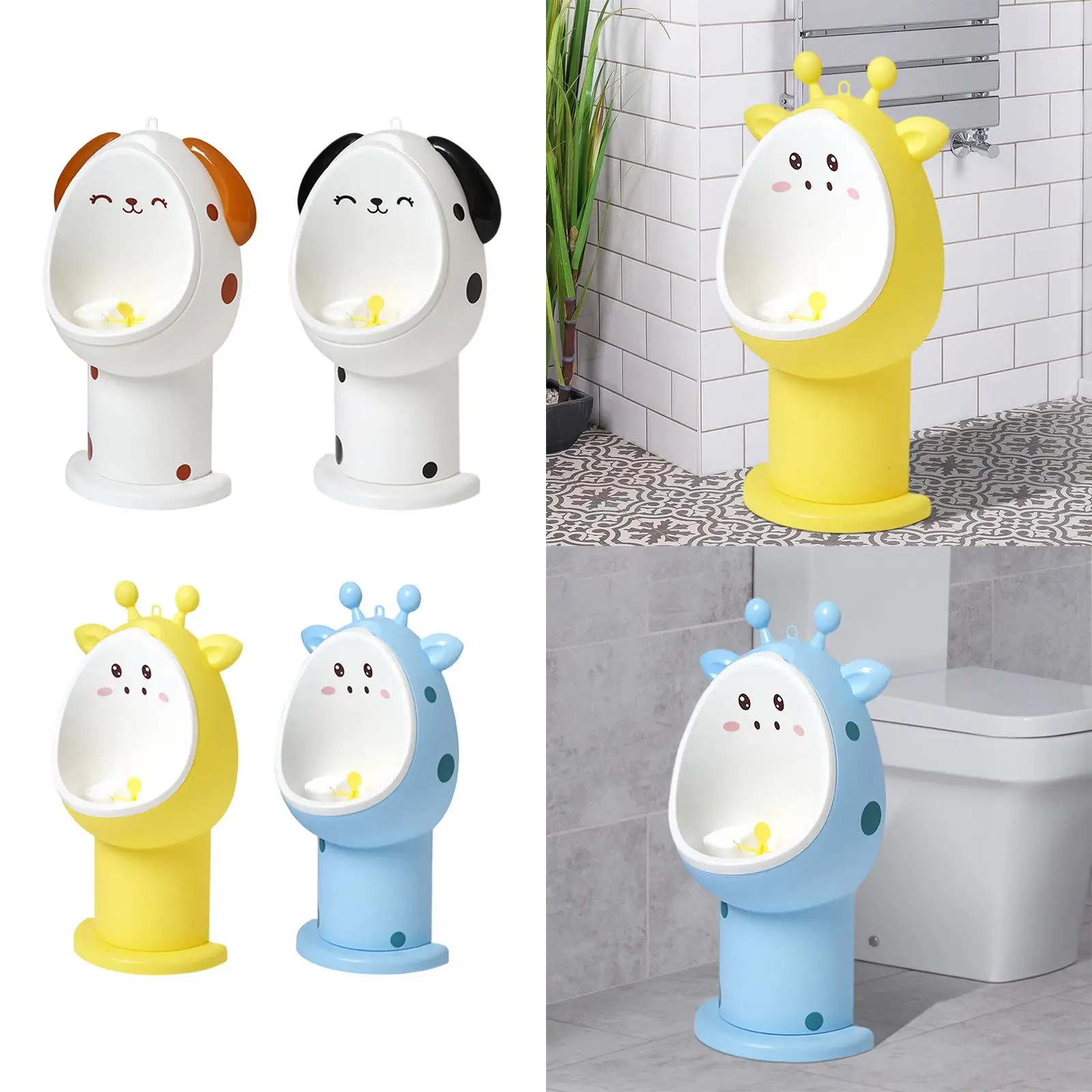 Toddler Pee Trainer Potty Urinal Toilet Boy Standing Urinal Split Designed