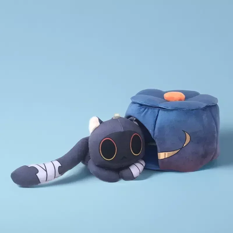 

Anime Game Genshin Impact Blade Cosplay Soft Cat Plush Dolls Cartoon Throw Pillow Stuffed Toy Cushion Cute Figures Fans Gift
