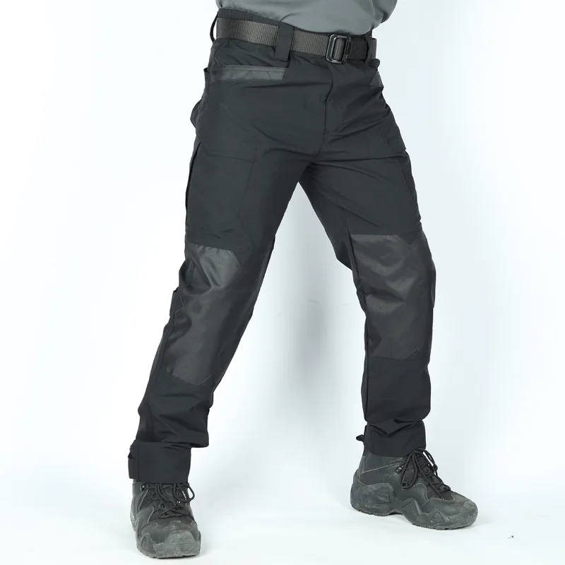 2-1 Stück Herren Taktische Arbeitshosen Outdoor-Trainingshosen Wanderhosen Frühling Herbst Wasserdichte Cargohosen Multitaschen-Arbeitskleidung – Detail 13