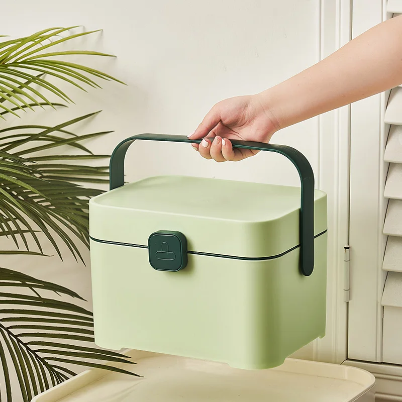 Large Capacity, Light Luxury Home Medicine Box, Portable Medicine Storage Box, Multi-Purpose, Portable, Classified Storage Box