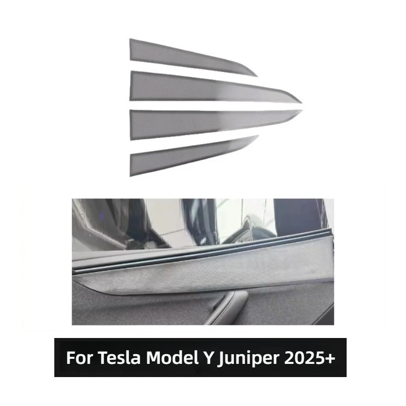 

For Tesla Model Y Juniper 2025 Front and Rear Door Panel Speaker Covers Horn Decorative Covers Loudspeaker Interior Accessories