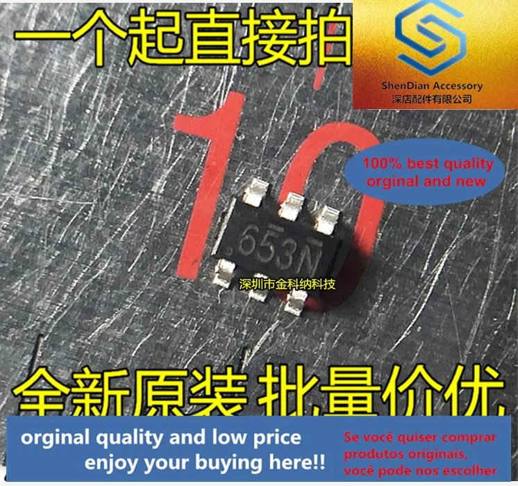 10pcs only orginal new MOS tube FDC653N SOT23-6 FET N-channel 5A 30V best item