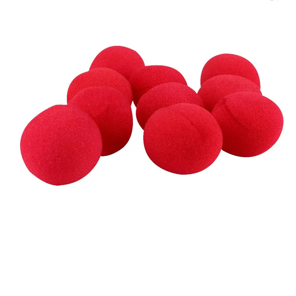 Adorable New Selling Ball Foam Halloween Red Clown Hot 10pcs Costume Party Comic