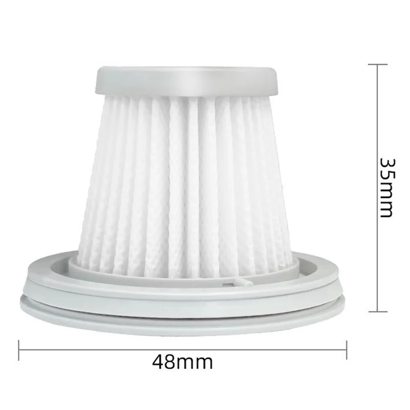 BAAN-adecuado para Xiaomi Mijia Handy accesorios para aspiradoras elementos filtrantes Mini filtro de aspiradora de mano para coche, 10 unidades