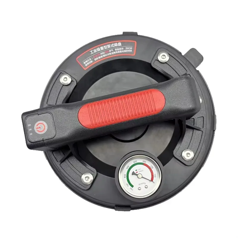 

Glass Suction Cup Electric Vacuum Suction Cup Lifter 200KG Heavy Duty Hand-held With Pressure Gauge