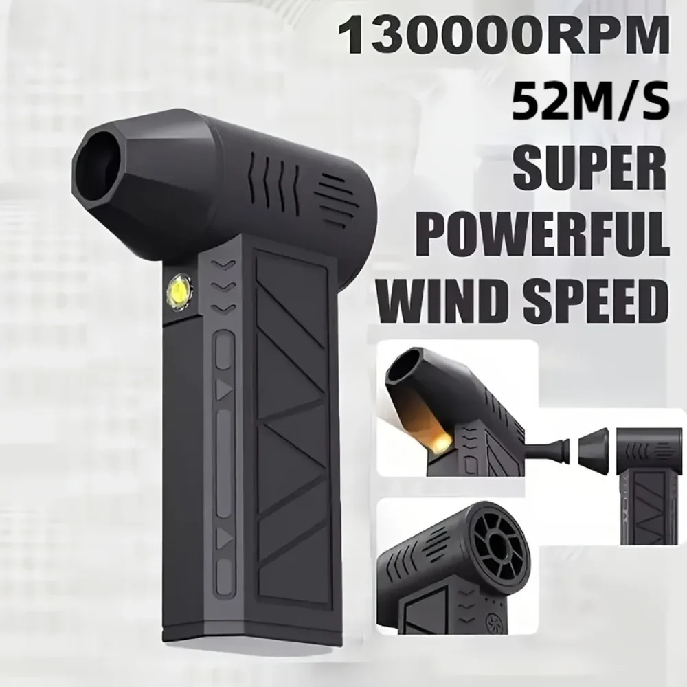 New 130000RPM Handheld Brushless Motor 3nd Generation X3 Violent Blower Mini Turbo Jet Fan Wind Speed 52m/s industrial Duct Fan