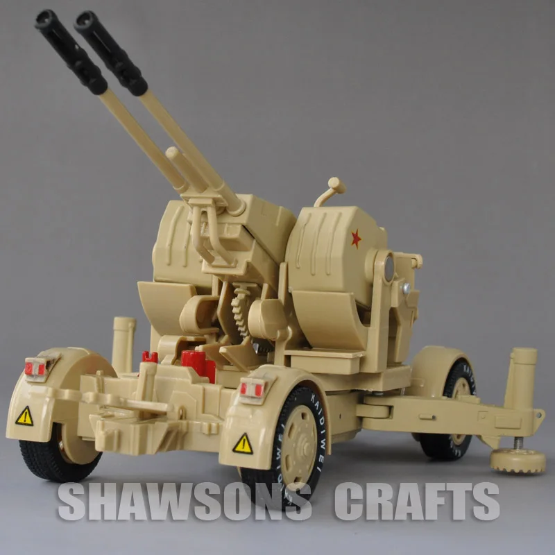 DIECAST METAL MILITARY MODEL TOYS 1:35 ANTI-AIRCRAFT GUN ARTILLERY CANNON