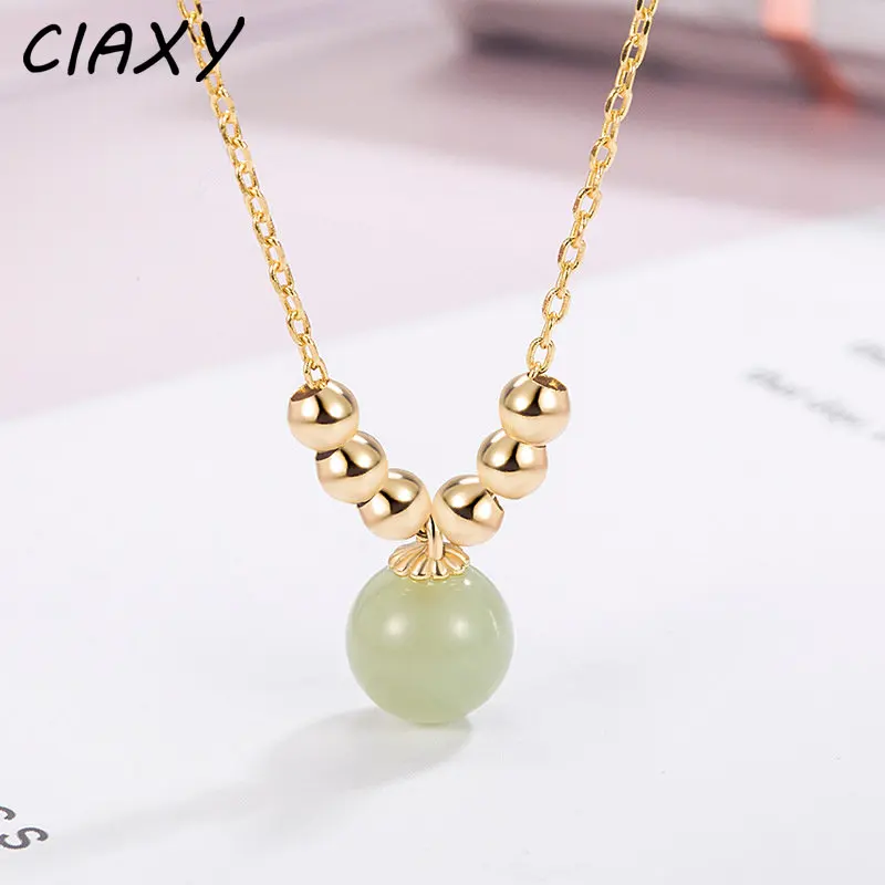 2023 New Spherical Jasper Necklaces for Women Retro Bright Surface Round  Bead Design Necklace Engagement Lucky Jewelry