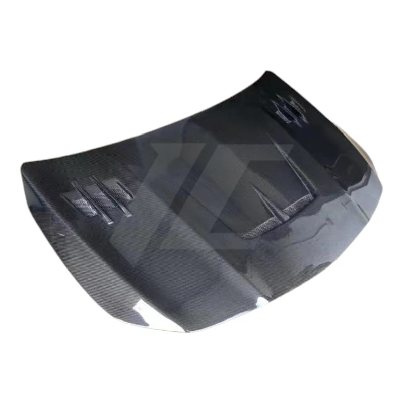 

New Carbon Fiber Vented Bonnet Hood with Screws for Vehicles