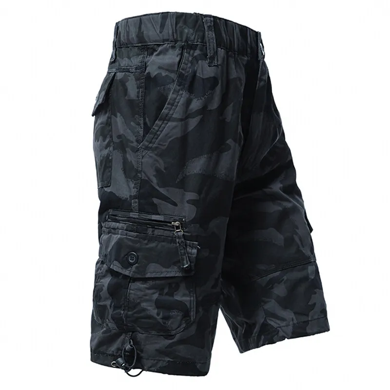 

Новые модные мужские камуфляжные шорты-карго с несколькими карманами, мужские повседневные шорты, брюки, мужские хлопковые шорты высокого качества из 100% инструментов 44