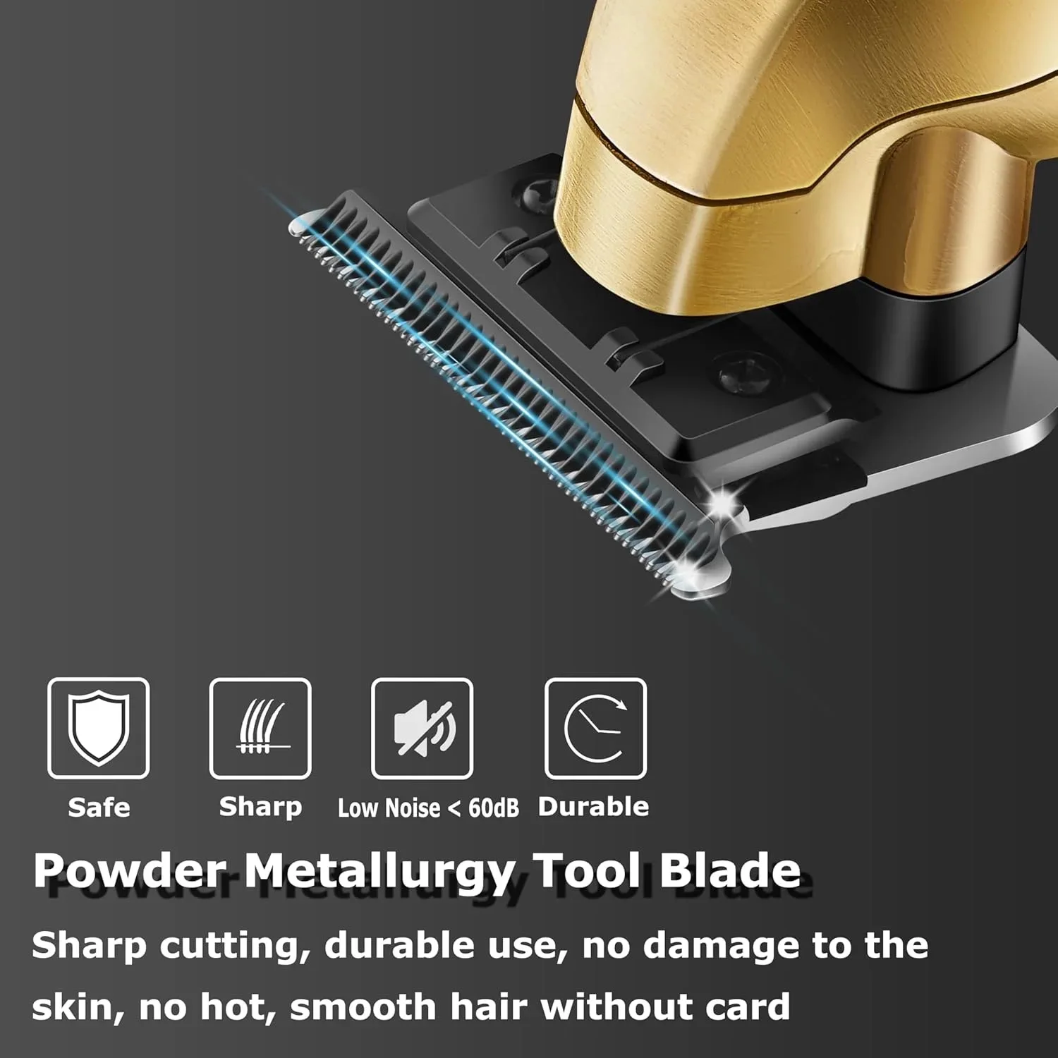 Kemei 2293 cortadora de barba de pelo profesional para hombres cortadora de pelo inalámbrica sin huecos peluquero acabado recargable Máquina para cortar cabello