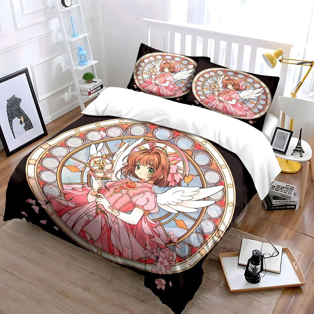 Elegant Magical Girl Ornament Set Exquisite three-piece bedding set gift for kids and adults