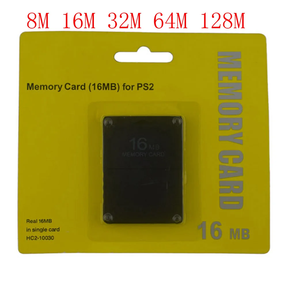 8 16 32 64 128 256MB Memory Card for Sony for  PS2 with retail box