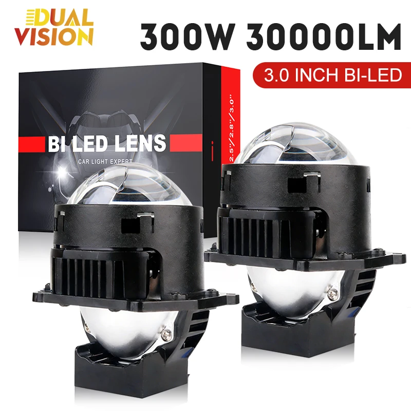 

3-дюймовые Bi-LED линзы-проекторы для фар Hella 3R G5, 6000K, 300W, с ангельскими глазками, комплект для ретрофита автомобильного освещения, гиперболоидные линзы