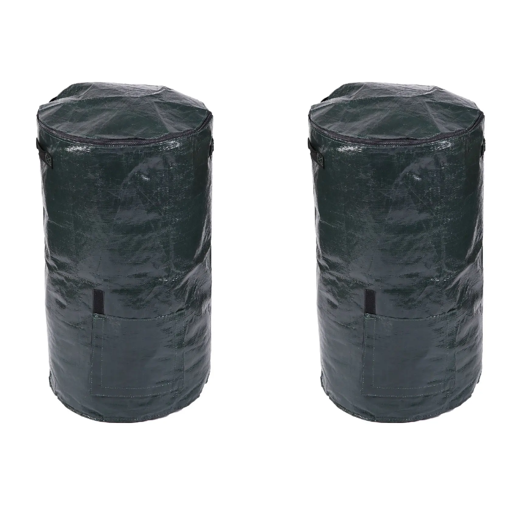 M12K-2X Organic Waste Kitchen Garden Yard Compost Bag Environmental PE Cloth Planter Kitchen Waste Disposal Compost Bag-S