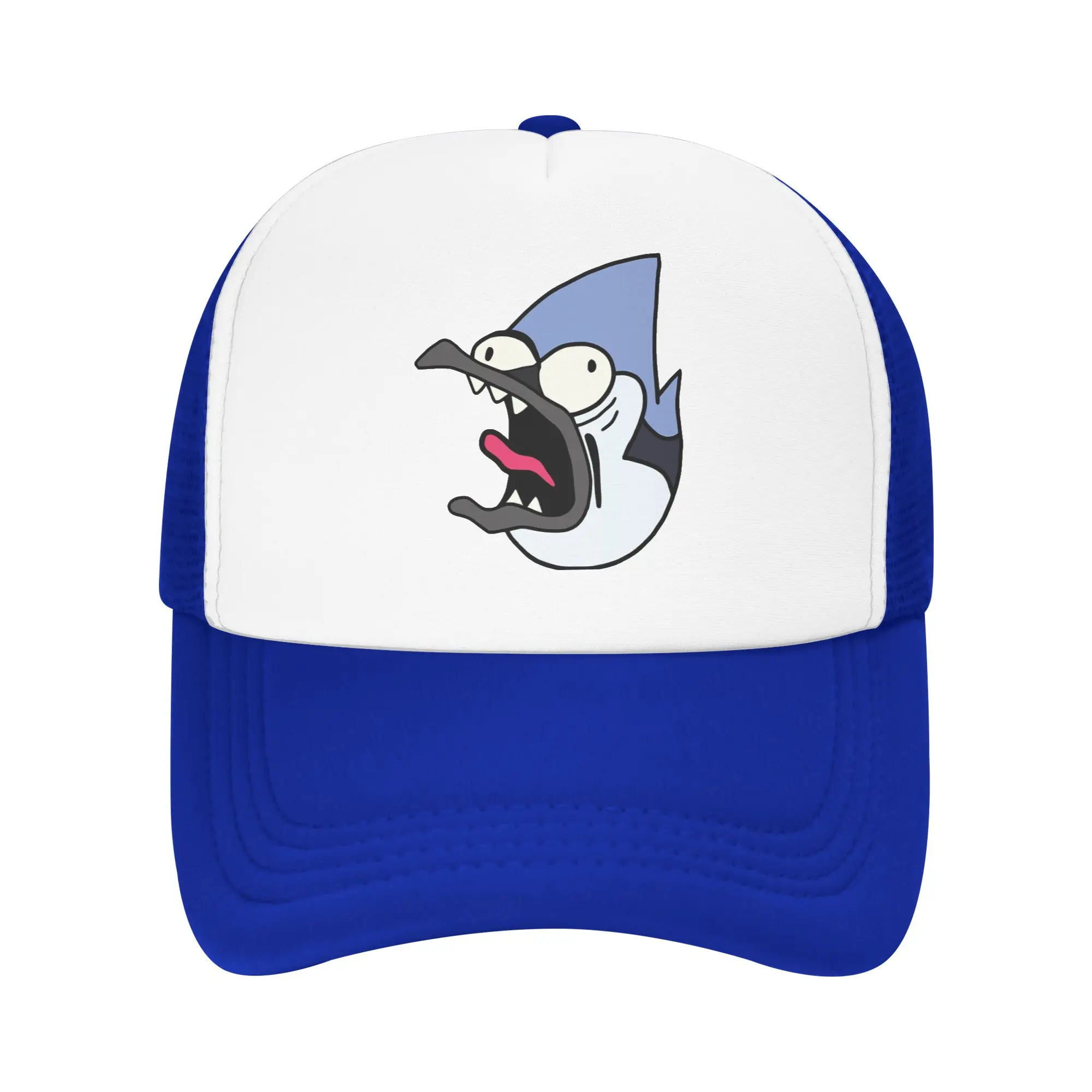Scared mordecai Trucker Hat Men Women Regulars Show  Dad Hat Trucker Hat Dad Hat Adjustable Polyester Mesh Baseball Cap Summer