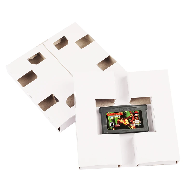 10 stuks kartonnen vervanging innerlijke inlay vervanging kartonnen insert game box lade voor gba game cartridge pal versie