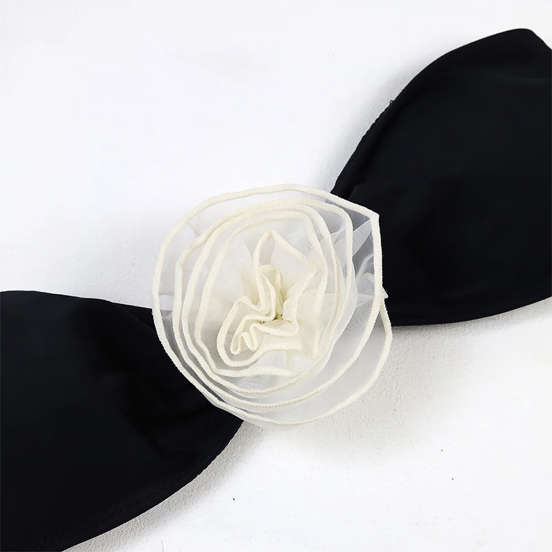 2025 Sexy Push Up Micro Bikini mujer traje de baño femenino 3D flor traje de baño Tanga Bikinis conjunto brasileño playa traje de baño Biquini