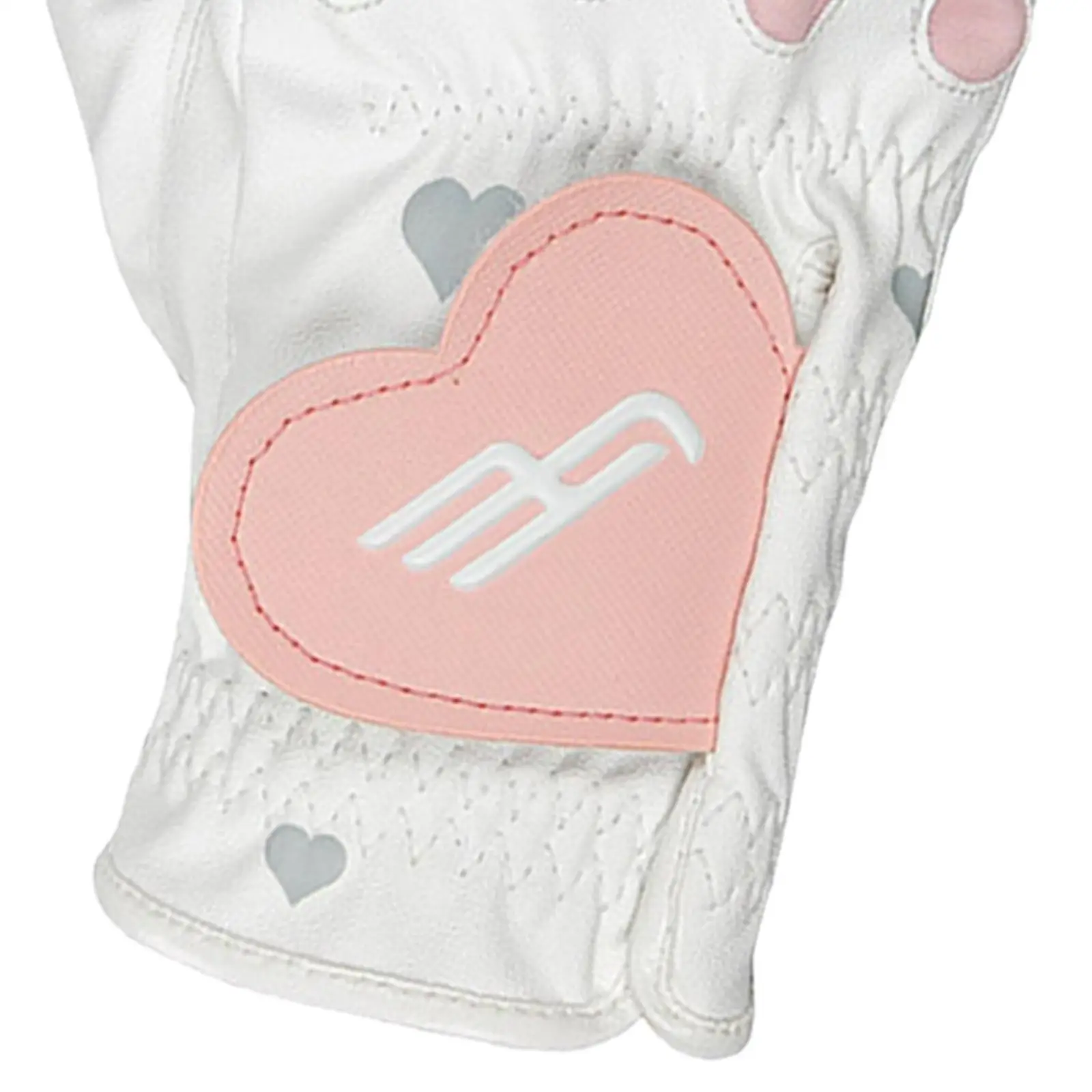 

2 Pieces Nonslip Ladies Fingerless Gloves Left Right Hand Gloves Flexible Sweat Absorbing Universal Womens Golf Gloves for Gym