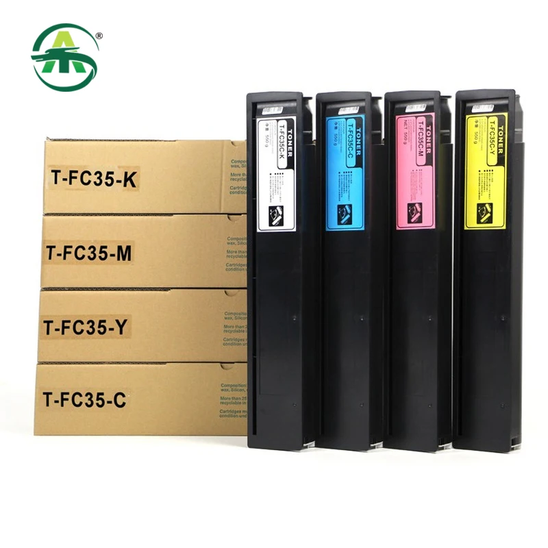 1PC CMYK500g T-FC35 Toner Cartridge For Toshiba e-Studio 2500C 3500C 3510C Toner Powder Copier Supplies Compatible