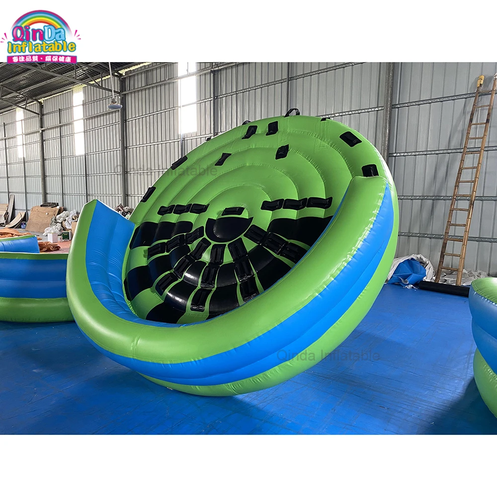 Summer Games Inflatable Crazy UFO Floating Water Sofa Inflatable Water Towable UFO