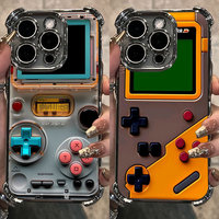 Retro Game Consoles Plating Phone Case For Infinix Hot 40i 30i 10s Play Smart 9 8 7 Note 40 Spark Go 2024 2025 Anti Fall Airbag
