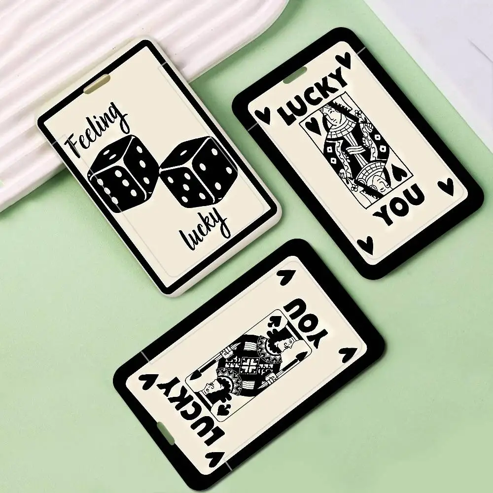 

Держатель для карт Lucky Playing Card: для пропусков сотрудников компании, удостоверений личности, рабочих карт, деловых принадлежностей