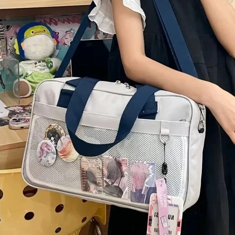 Japanese School Supplies JK Uniform Bag Two-dimensional Shoulder Slung Handbag Commuter Cereal and Pain Bag Shoulder Bag Women
