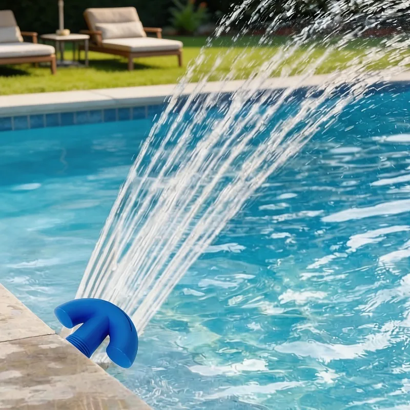 1 3/4 Inch Universal Pool Aerator Fountain, Cools Pool Water & Produces Waterfall for Above/In-Ground Pools