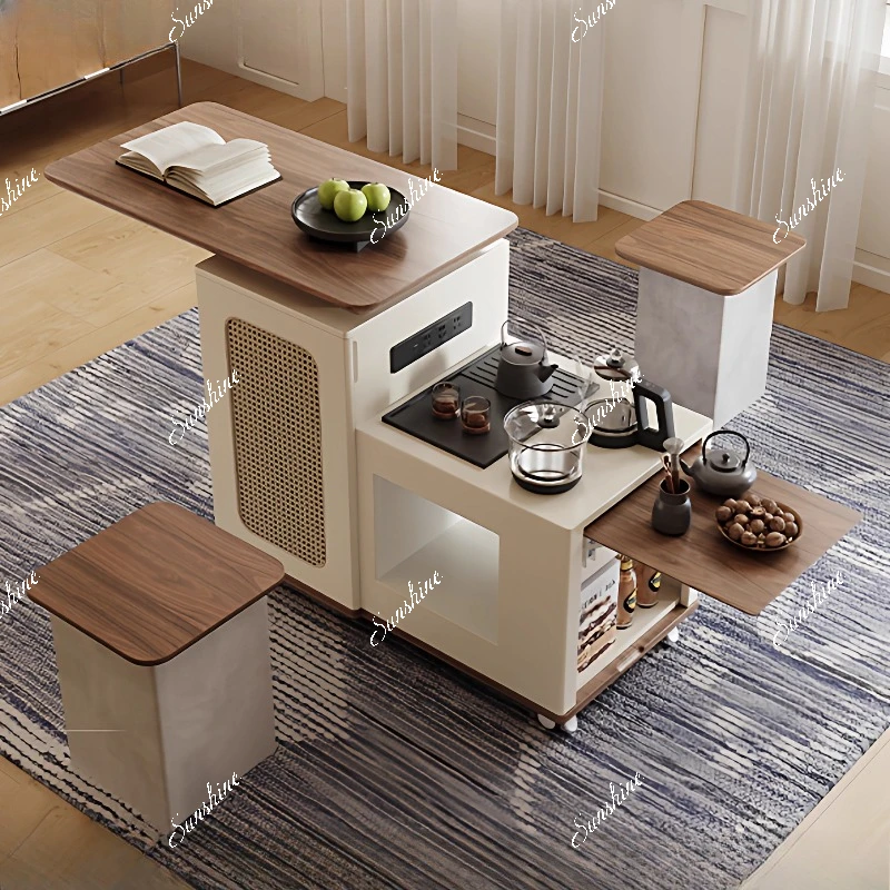 Movable home sofa side several one balcony tea table chair combination