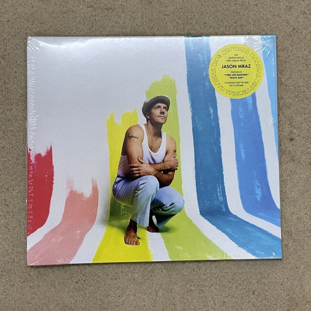 Jason Mraz Mystical Magical Rhythmical Radical Ride CD 2023 | American Pop Disco Album | Pop Rock Dance Style Audio Disc