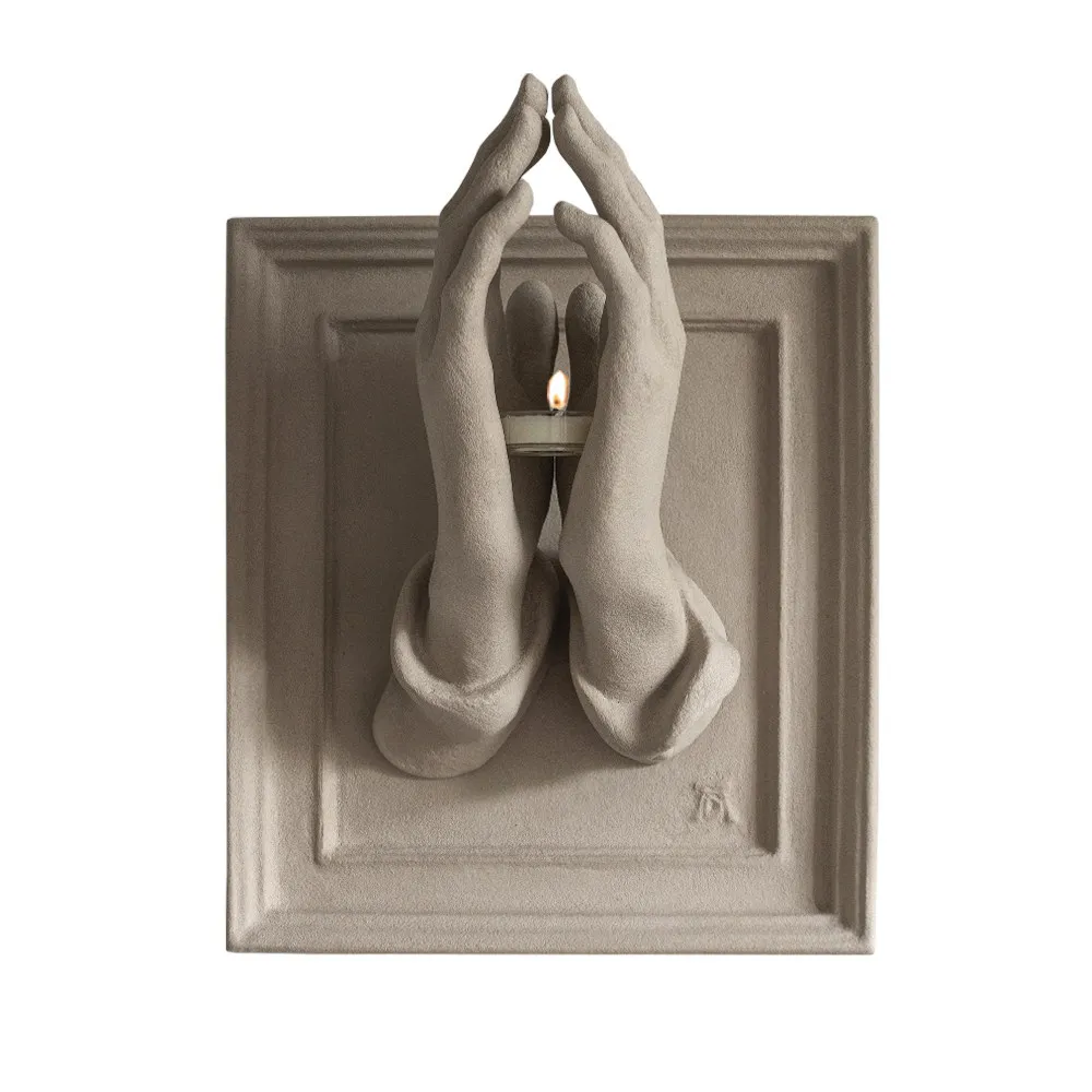Handmade art aromatherapy candlestick pendant, three-dimensional high-end gift