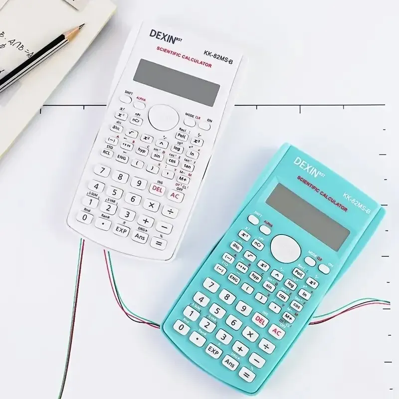 1pc Engineering Scientific Calculator 2 Line Function Calculator Fraction Calculator Statistic Calculator For School Calculator