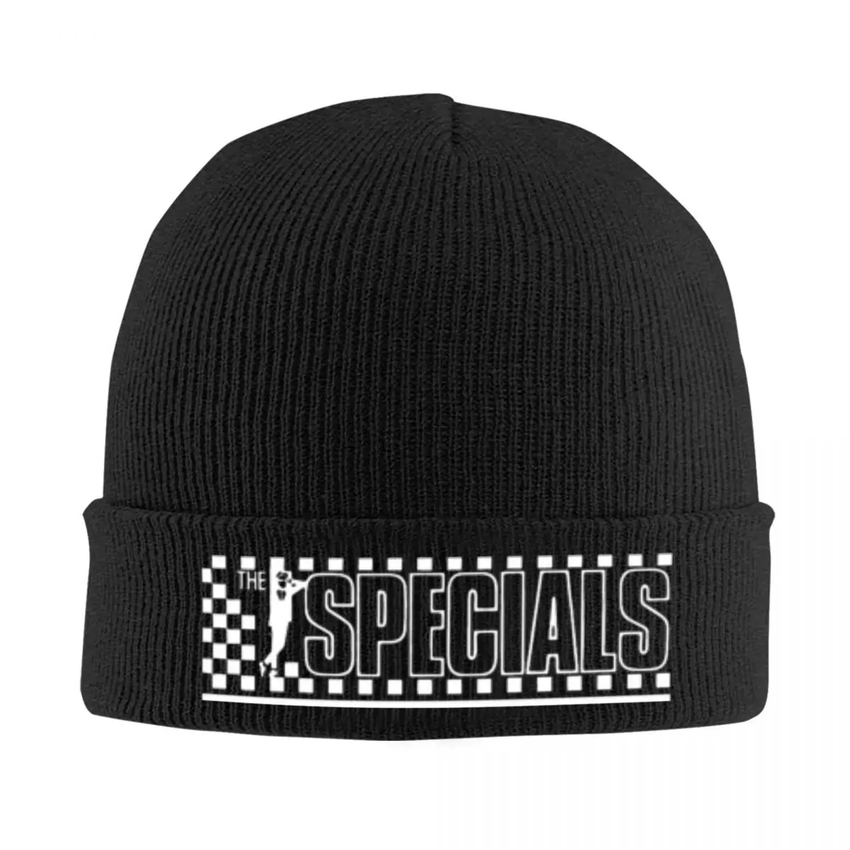 The Specials Band Retro Ska 2 Tone Music Knitted Caps for Women Men Beanies Winter Hat The Mods And Skinhead Warm Melon Cap