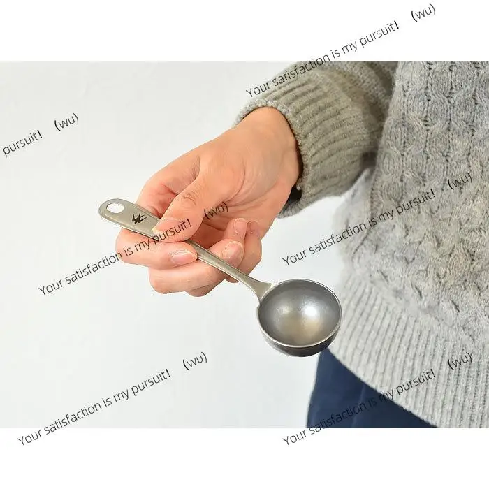 Coffee bean dosing spoon 18-8 stainless steel long handle coffee powder spoon tea cocoa powder