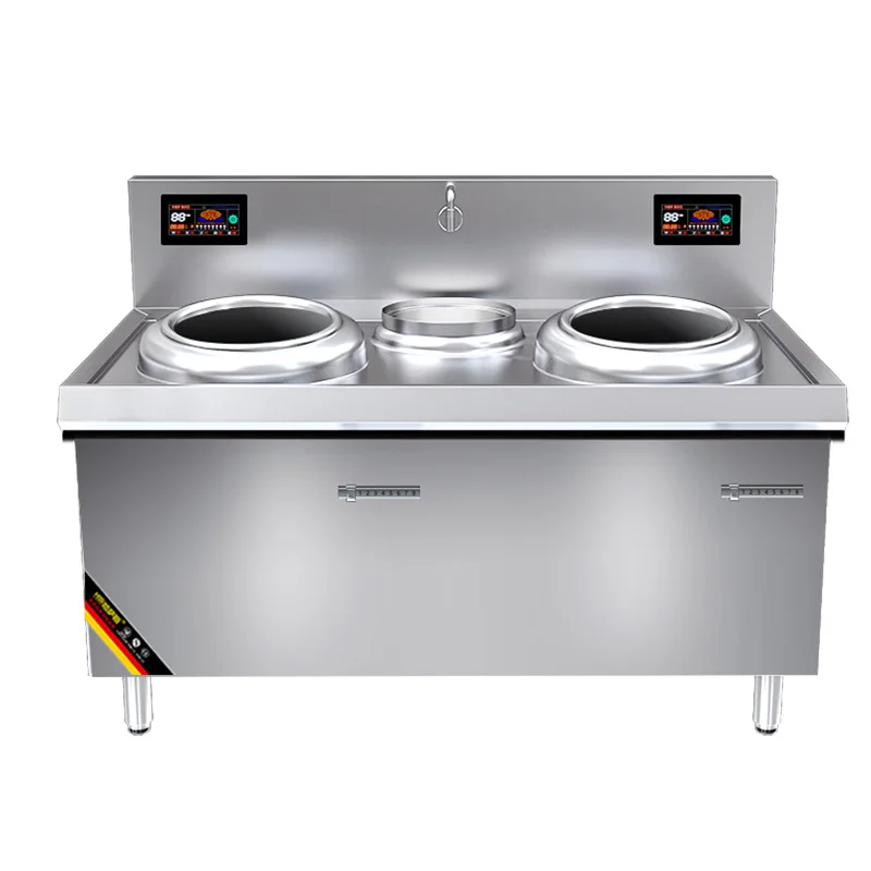 

Commercial induction cooker small wok fire high power hotel canteen double head induction cooker small frying stove