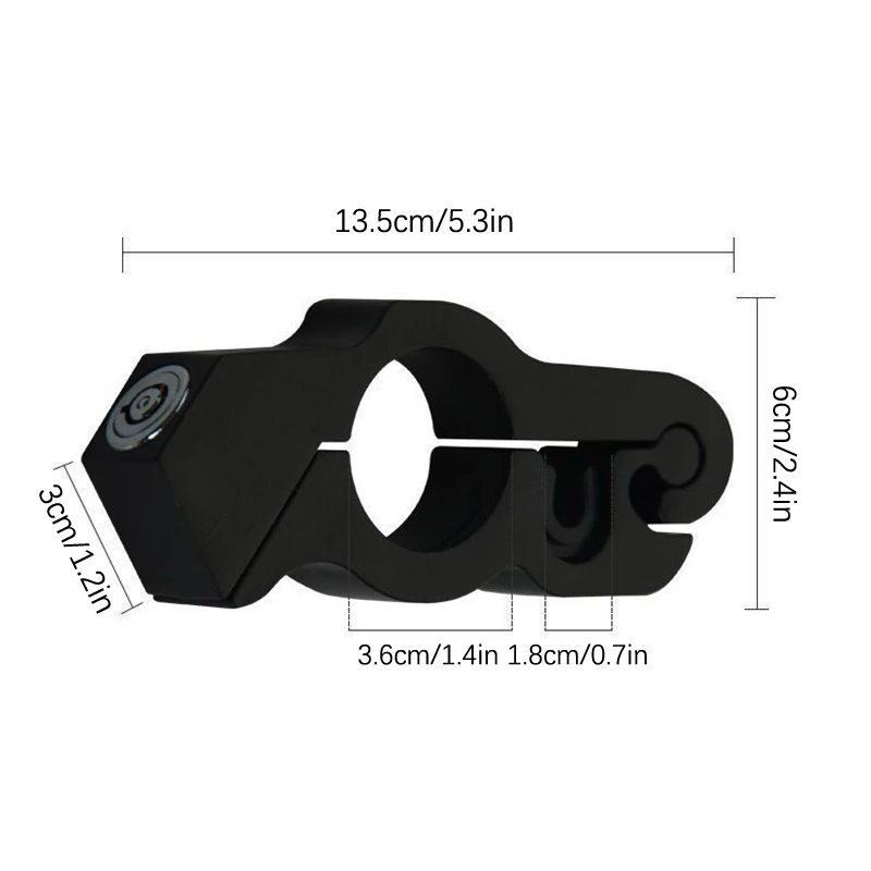 Противоугонное устройство для уличного велосипеда ATV Dirt, 1 шт., твердый замок на руль мотоцикла, безопасность тормозной ручки