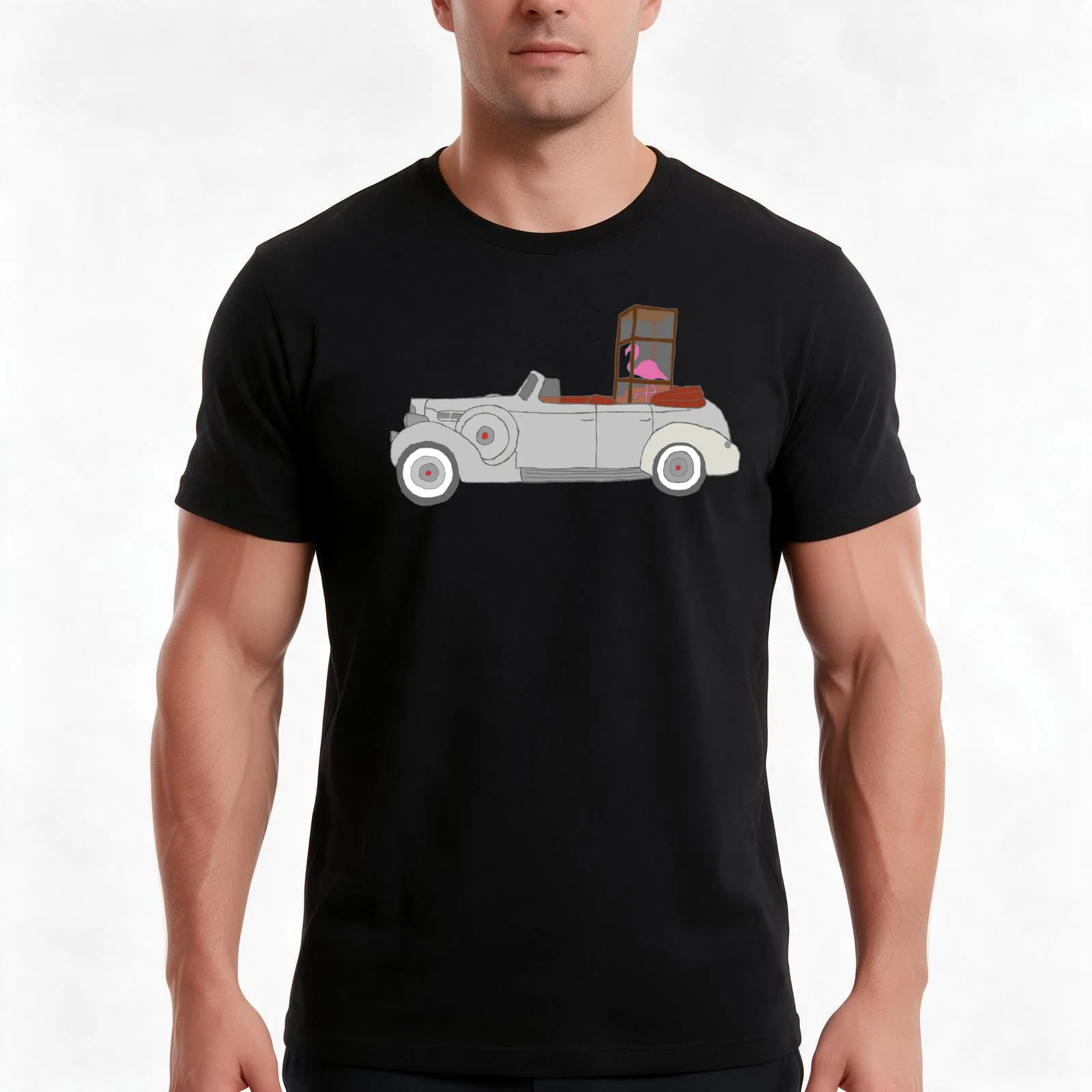 Its the Flamingo, isnt it? T-Shirt, Summer Casual Cotton Tee, Oversized Streetwear Tops, Vintage Graphic Print, Unisex Men Women