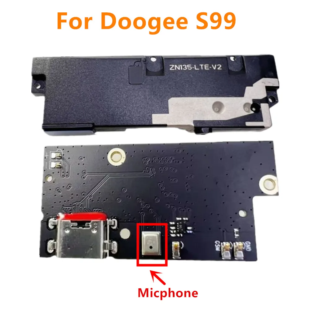 

For DOOGEE S99 Phone New Original USB Board Charging Charge Dock Plug With MIcphone MIC FPC+Loud Speaker Horn Buzzer