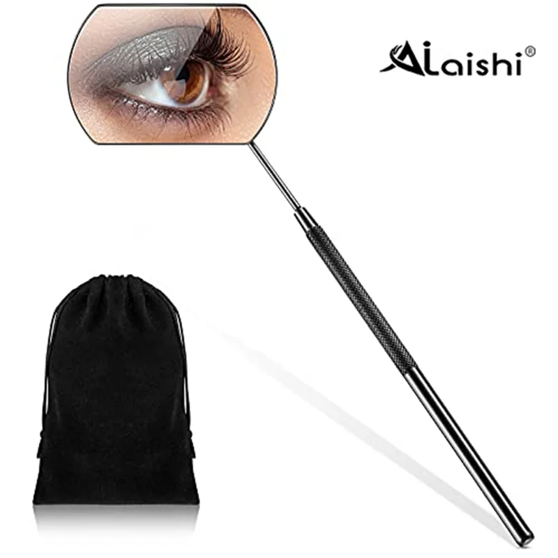 Ailaishi Roestvrijstalen Controlespiegel Voor Wimperverlenging Professionele Make-Up Tandheelkundige Mond Make-Up Gereedschap Wimpers Accessoires